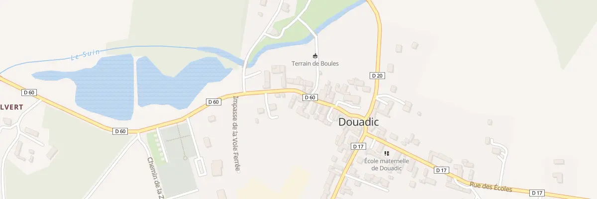Plan du 5010 Le Bourg à Douadic