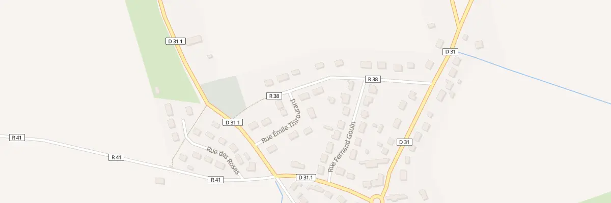 Plan du 12 Rue Emile Thirouard à Dampierre-sous-Brou