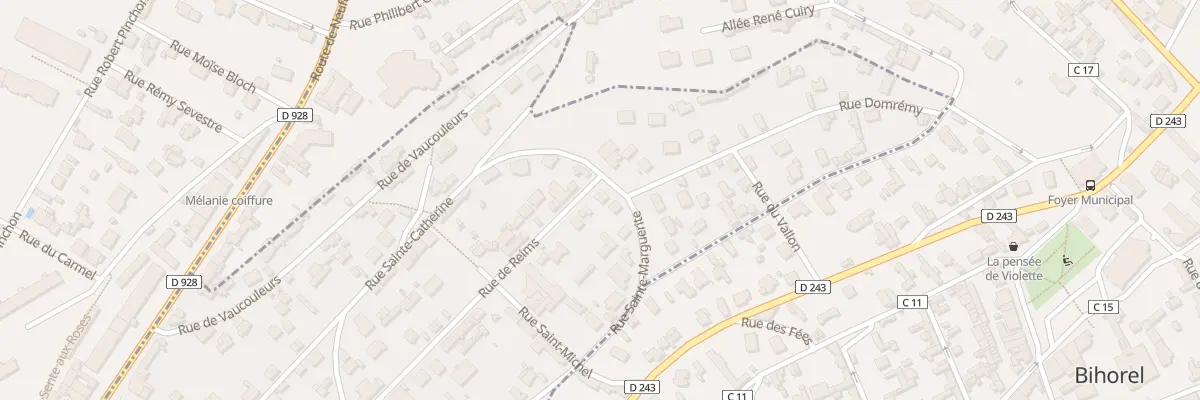 Plan du 114 Rue de Reims à Rouen
