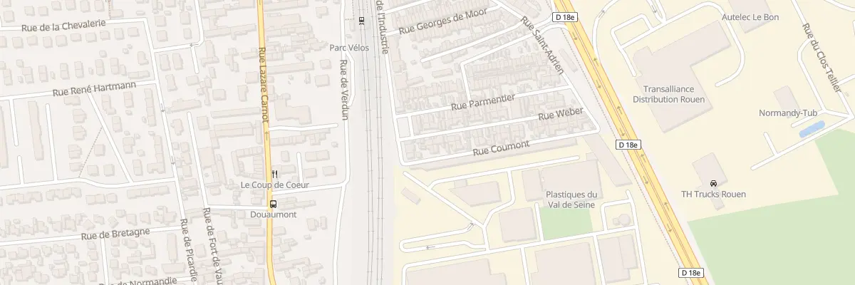 Plan du 4 Rue Weber à Saint-Étienne-du-Rouvray