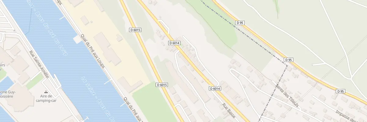 Plan du 17 Rte de Bonsecours à Rouen