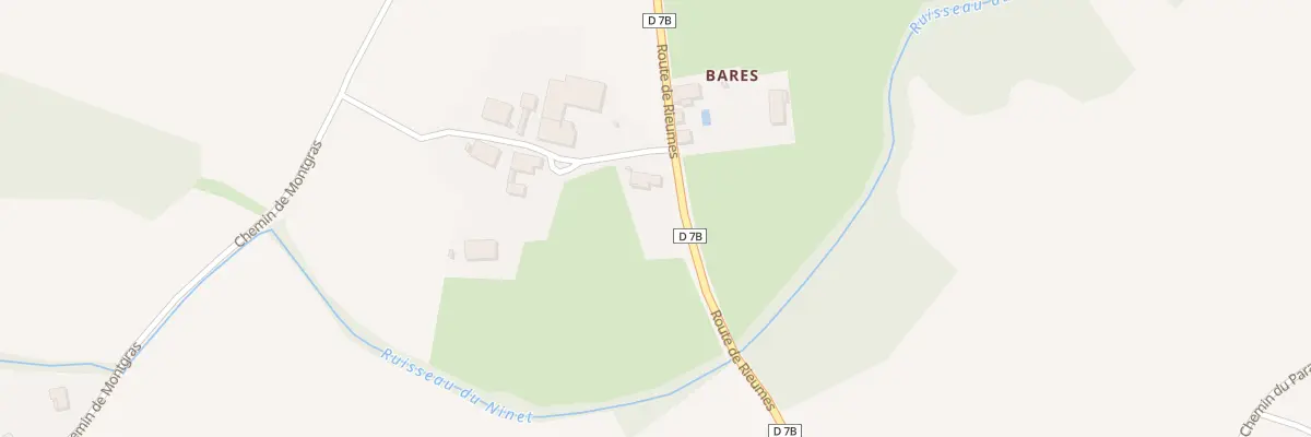 Plan du 744 Bares à Beaufort