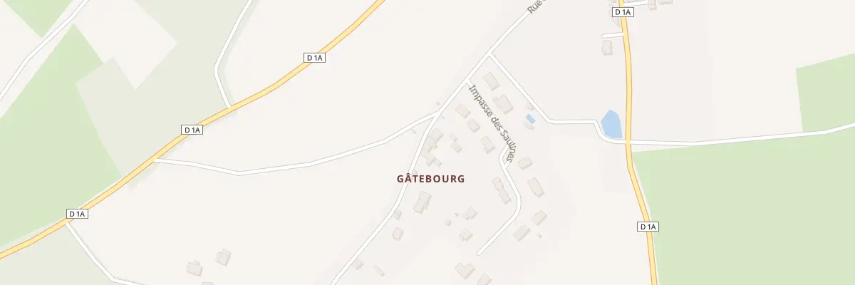 Plan du 5 Gatebourg à Blanzac