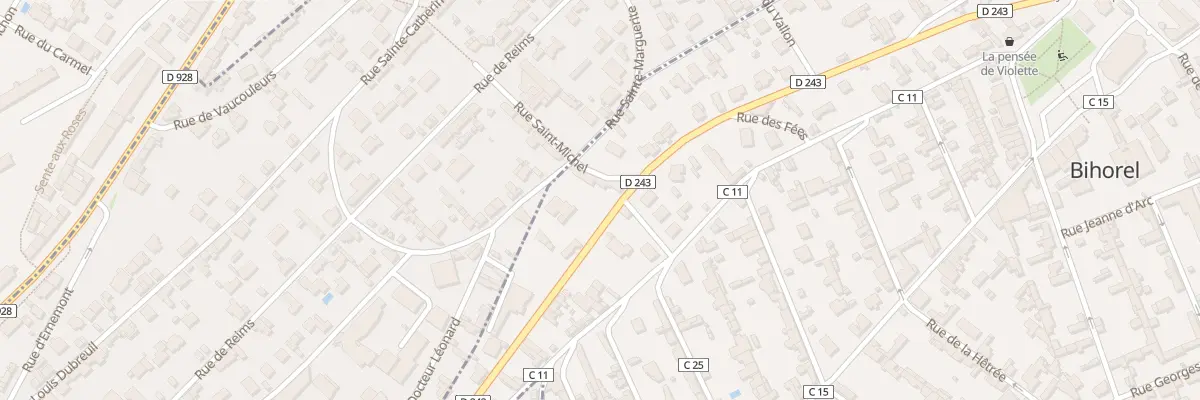 Plan du 23 Rue Carnot à Bihorel