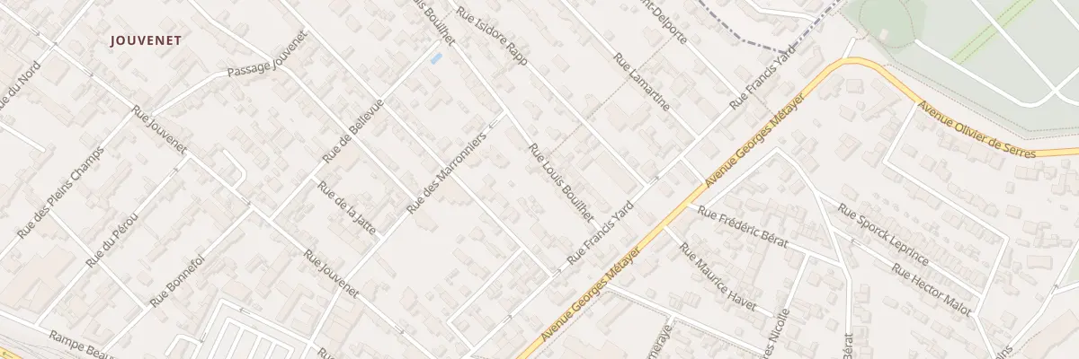 Plan du 7 Rue Louis Bouilhet à Rouen