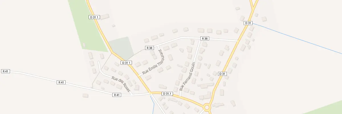Plan du 10 Rue Emile Thirouard à Dampierre-sous-Brou