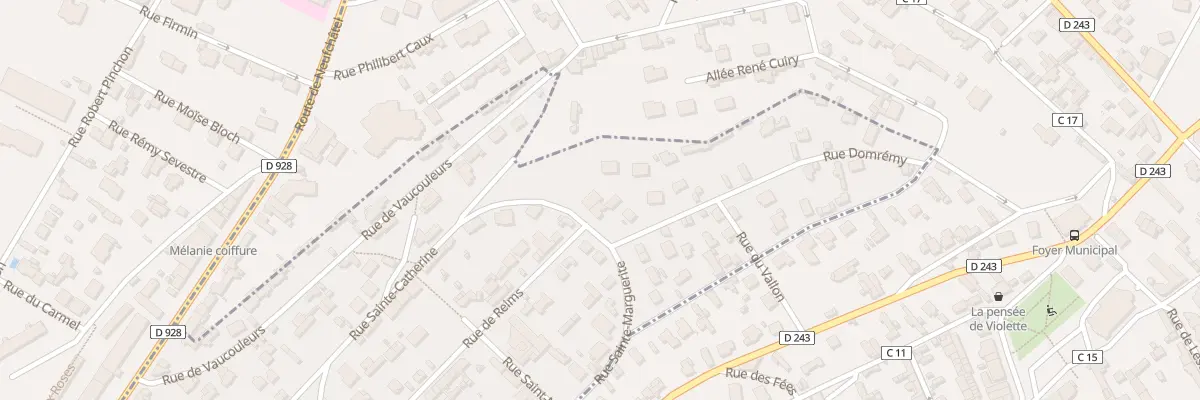 Plan du 83T Rue de Reims à Rouen