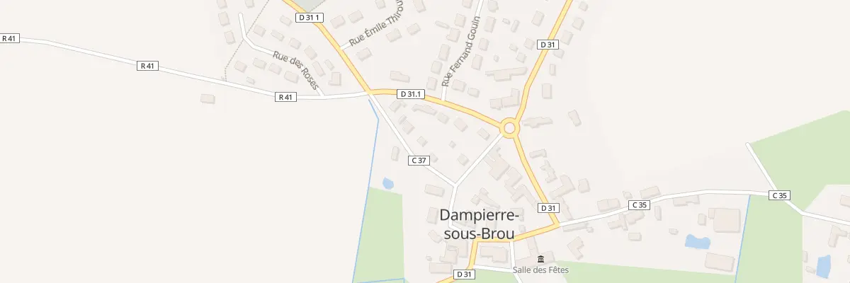 Plan du 4 Rue du Calvaire à Dampierre-sous-Brou