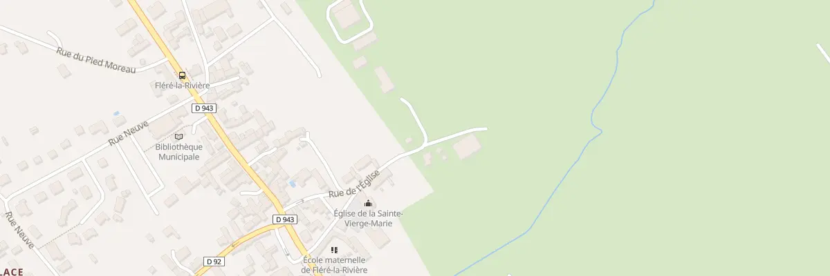 Plan du 5079 Le Bourg à Fléré-la-Rivière