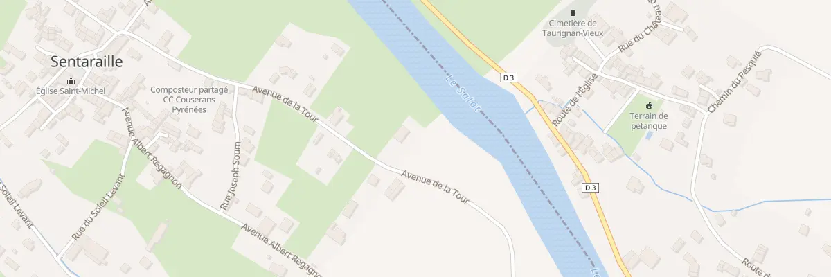 Plan du 25 Av de la Tour à Lorp-Sentaraille