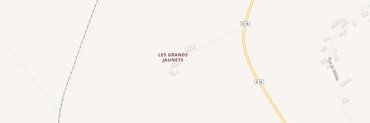 Plan du 1 Les Grands Jaunets à Pray