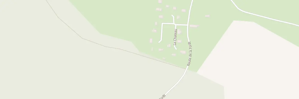 Plan du 1 Le Chateau à Tourneville