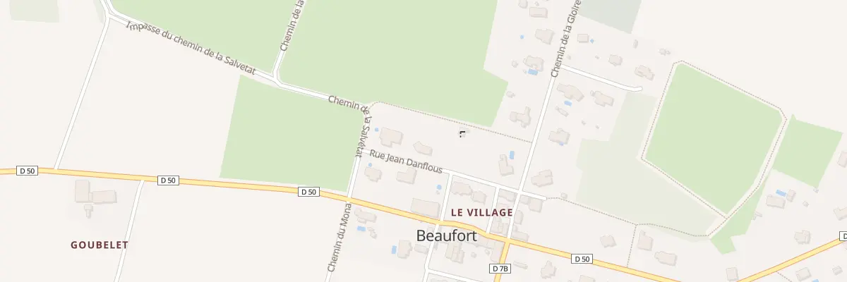 Plan du 40 Rue Jean Danflous à Beaufort