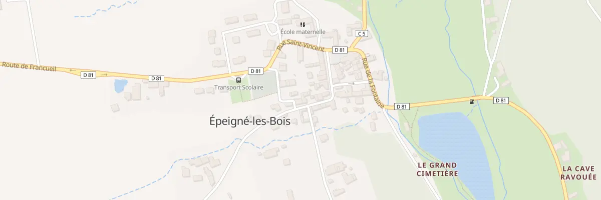 Plan du 18 Rue des Rosiers à Épeigné-les-Bois