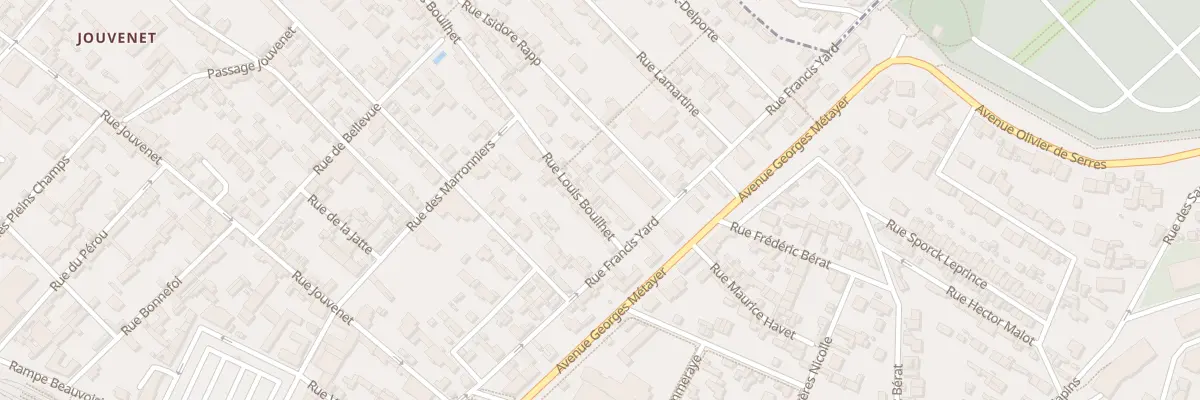 Plan du 2B Rue Louis Bouilhet à Rouen
