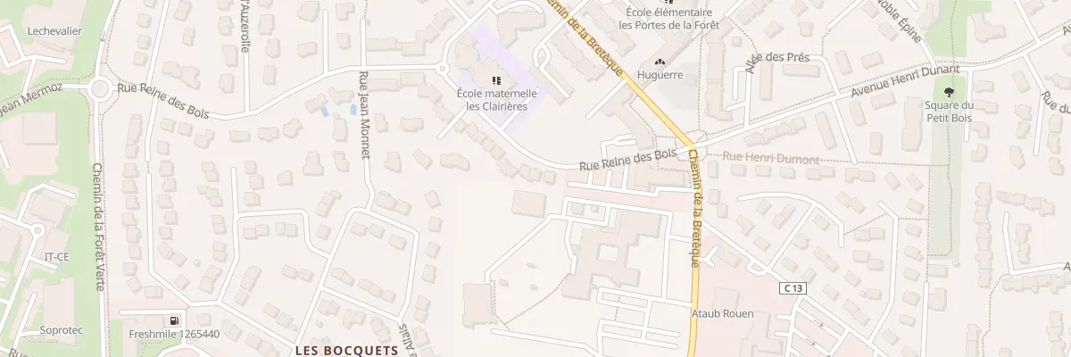 Plan du 125 Rue Reine des Bois à Bois-Guillaume