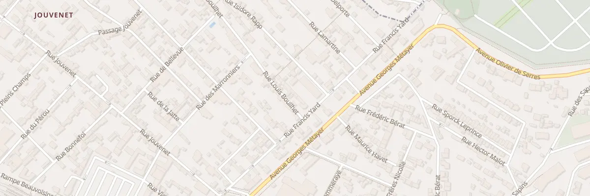 Plan du 2A Rue Louis Bouilhet à Rouen