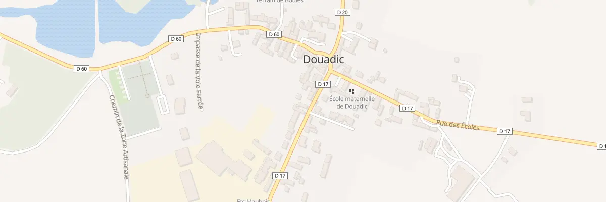 Plan du 12 Rue Principale à Douadic