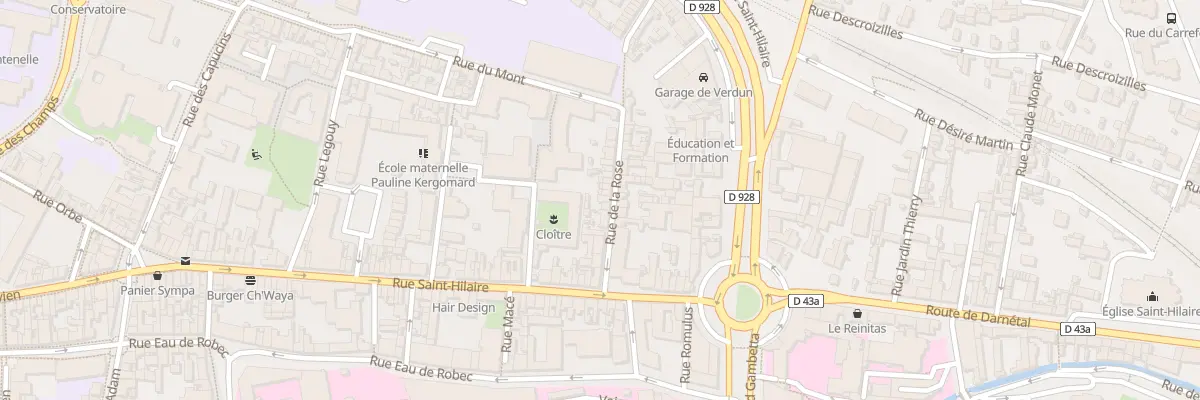 Plan du 11 Rue de la Rose à Rouen