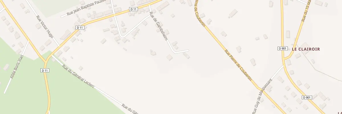Plan du 18 Rue de Gambsheim à Ladignac-le-Long