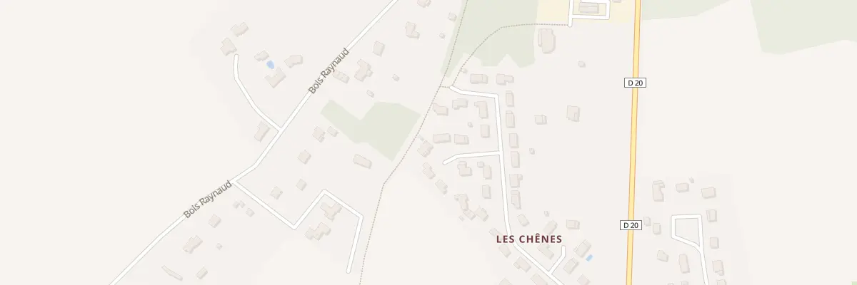 Plan du 16 Lot des Chênes à Saint-Martin-le-Vieux