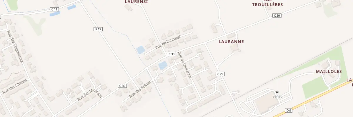 Plan du 56 Rue de Lauranne à L’Isle-Jourdain