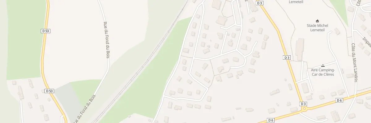 Plan du 304 Rue des Pinsons à Clères