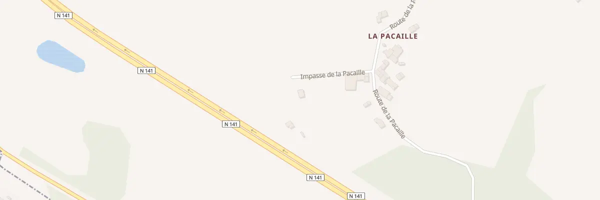 Plan du 5473C La Pacaille à Veyrac