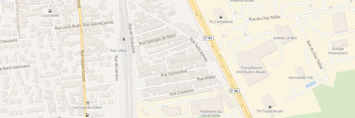 Plan du 6 Rue Riesch à Saint-Étienne-du-Rouvray