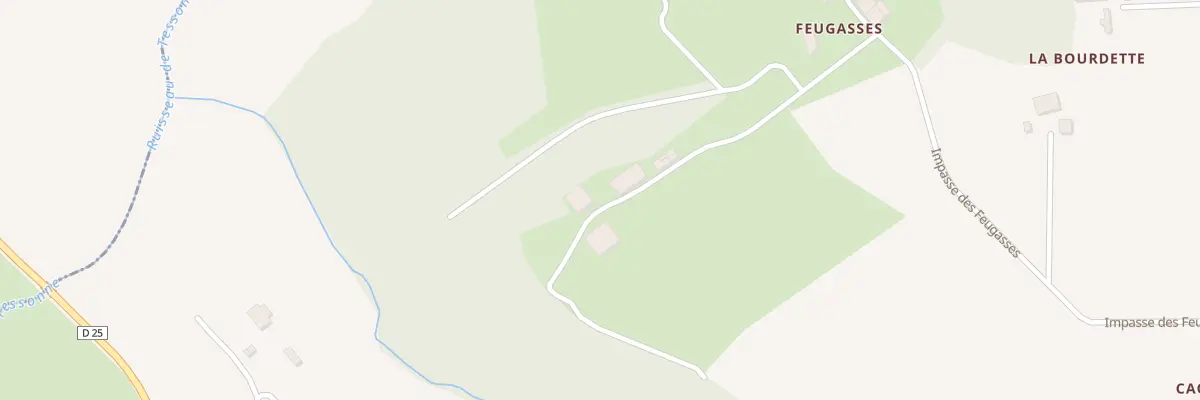 Plan du 5214 Feugasses à Saint-Sardos
