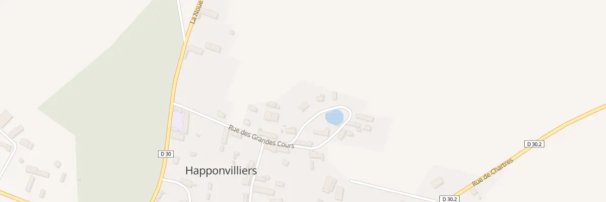 Plan du 28 Rue des Grandes Cours à Happonvilliers