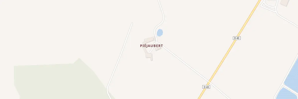 Plan du 5222 Piejaubert à Douadic