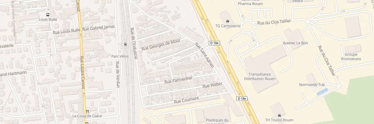 Plan du 9 Rue Riesch à Saint-Étienne-du-Rouvray