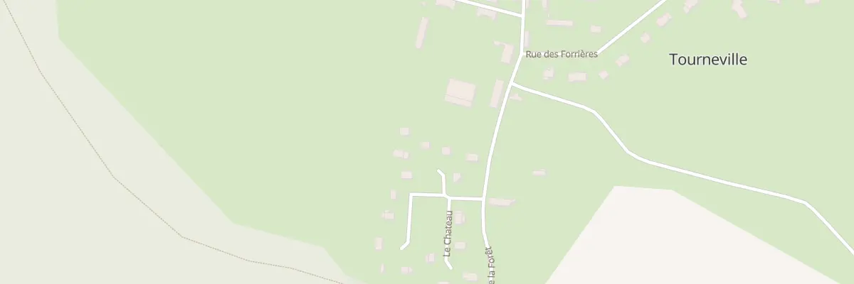 Plan du 8 Le Chateau à Tourneville