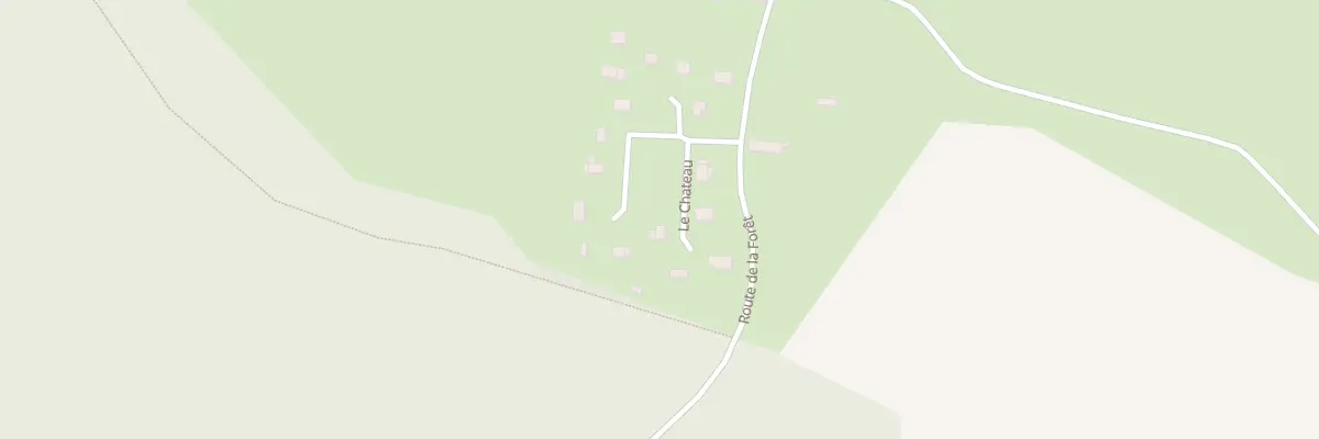 Plan du 16 Le Chateau à Tourneville