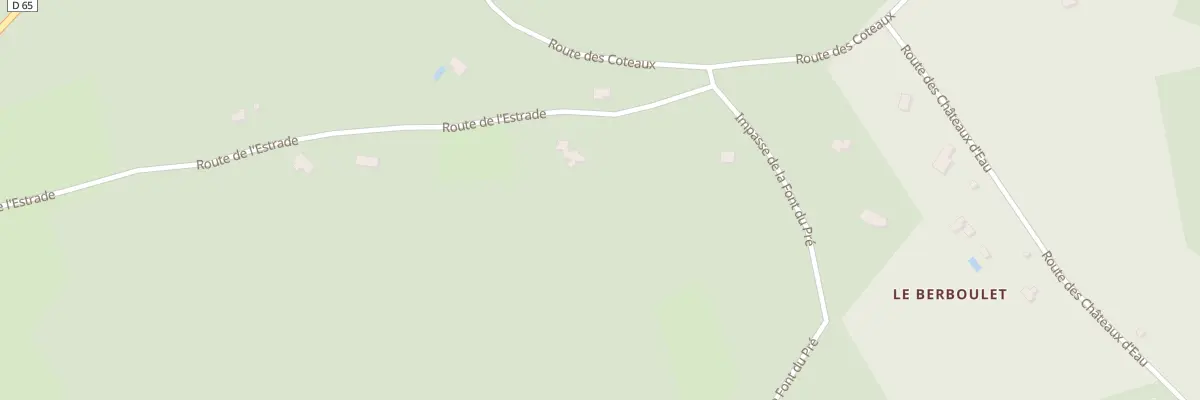 Plan du 740 Rte de l’Estrade à Sergeac