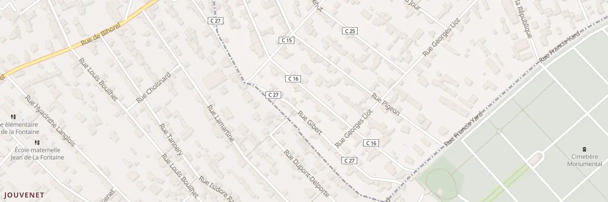 Plan du 21B Rue Gibert à Bihorel