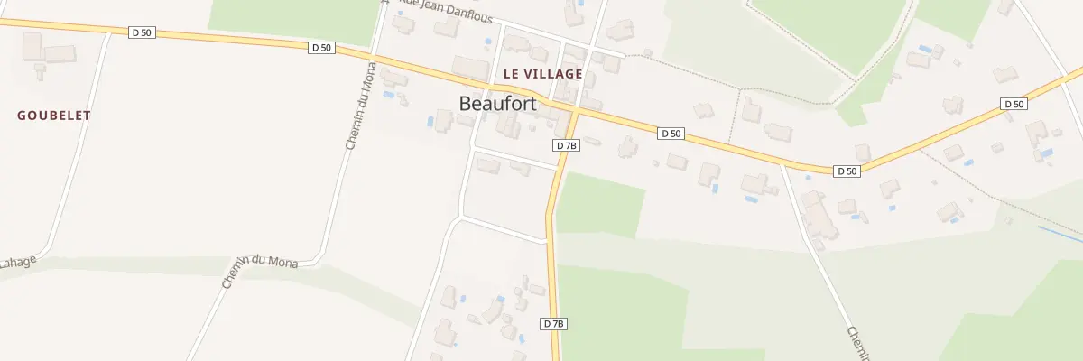 Plan du 27 Rue Francois Barbaria à Beaufort