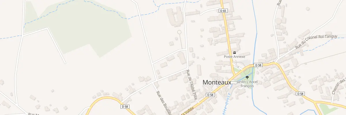 Plan du 25 Rue de l’Abbé-Pilté à Monteaux