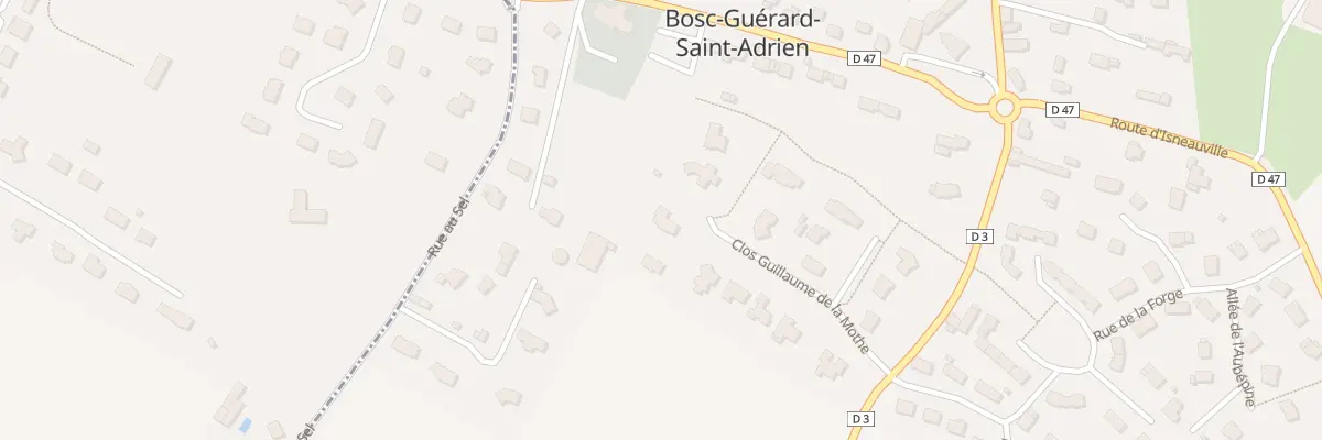 Plan du 7 Clos Guillaume de la Mothe à Bosc-Guérard-Saint-Adrien