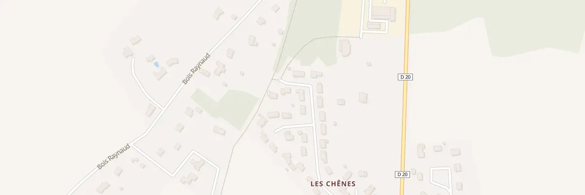 Plan du 19 Lot des Chênes à Saint-Martin-le-Vieux
