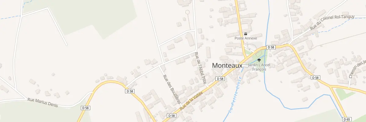 Plan du 28A Rue de la Vallée à Monteaux