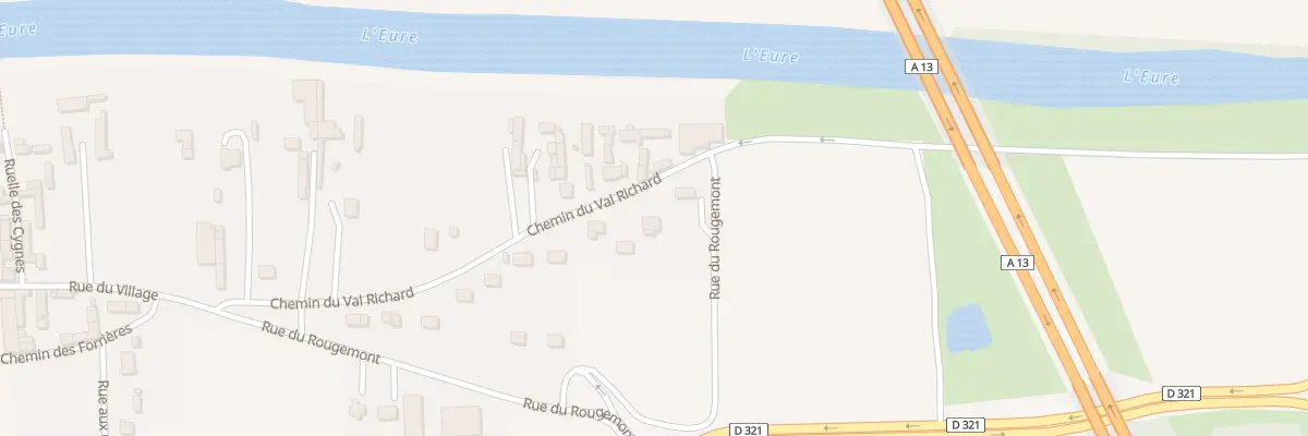 Plan du 335 Che du Val Richard à Cauverville-en-Roumois