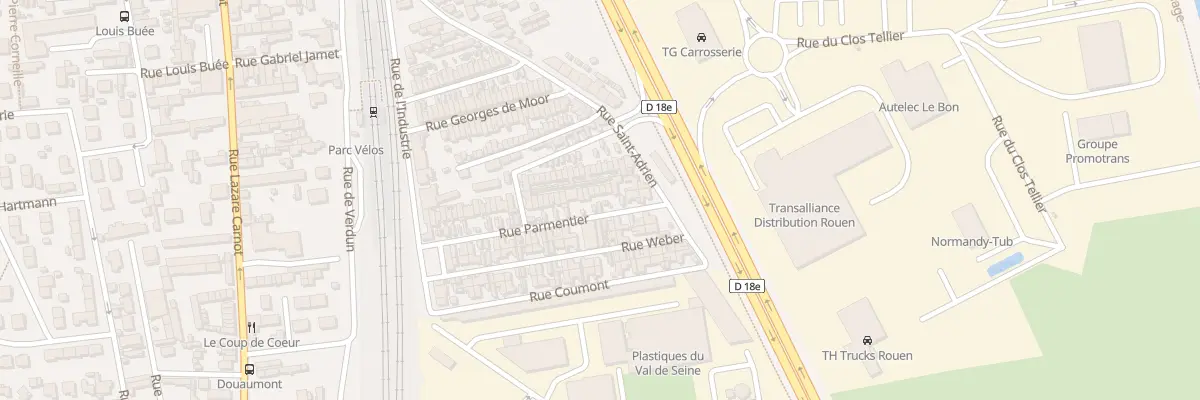 Plan du 47 Rue Parmentier à Saint-Étienne-du-Rouvray