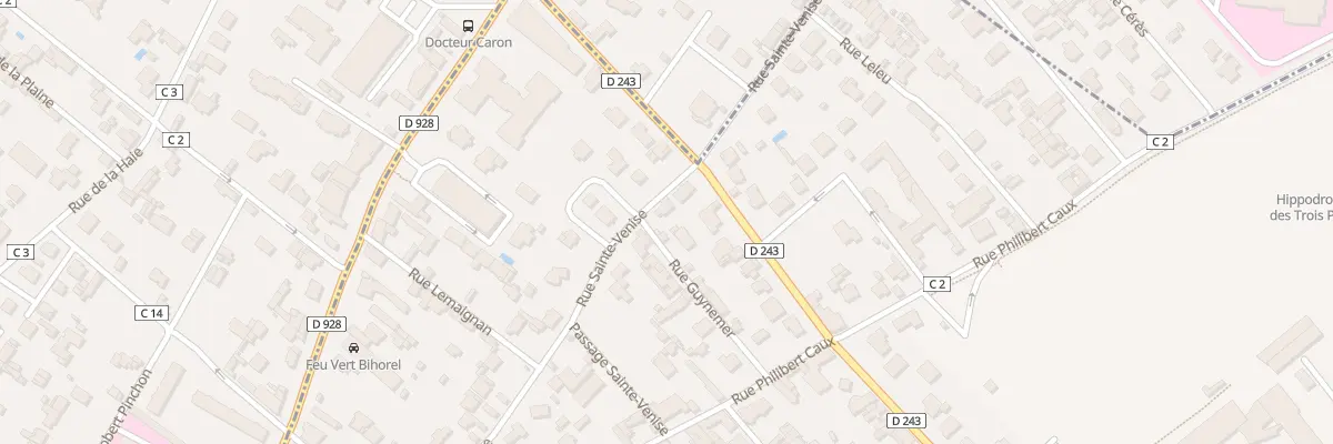 Plan du 40 Rue Sainte Venise Bihorel à Bihorel