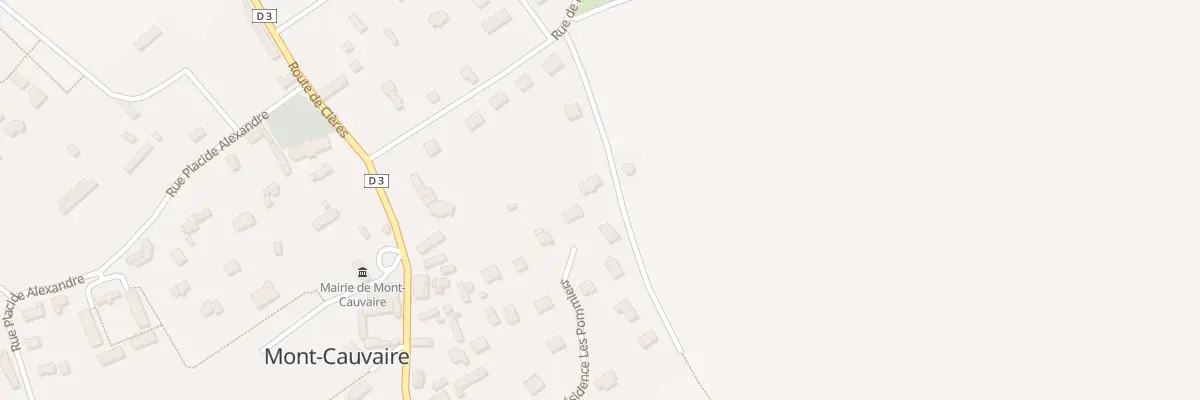 Plan du 7006 Rue Residence Les Pommiers à Mont-Cauvaire