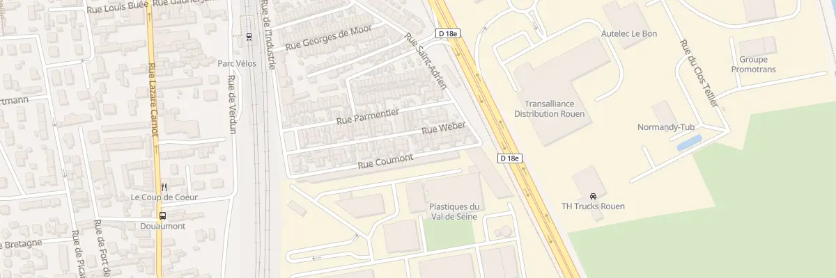 Plan du 24 Rue Weber à Saint-Étienne-du-Rouvray