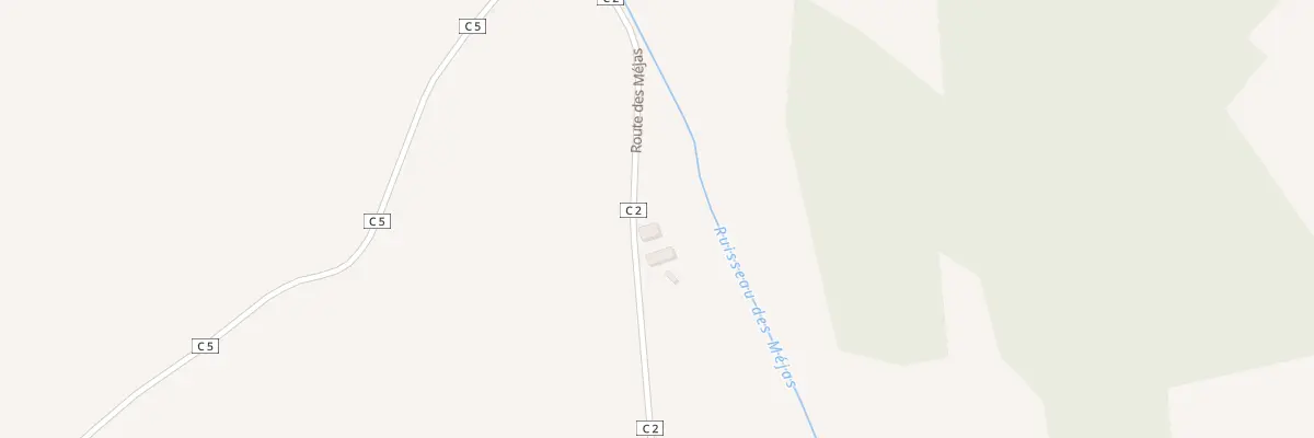 Plan du 5015 Les Mejas à Montaïn