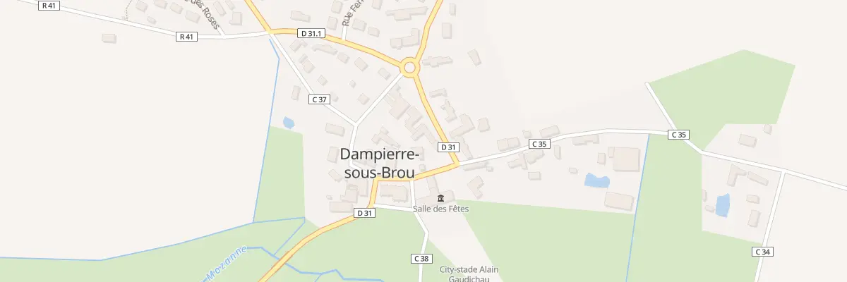 Plan du 4 Rue de l’Eglise à Dampierre-sous-Brou