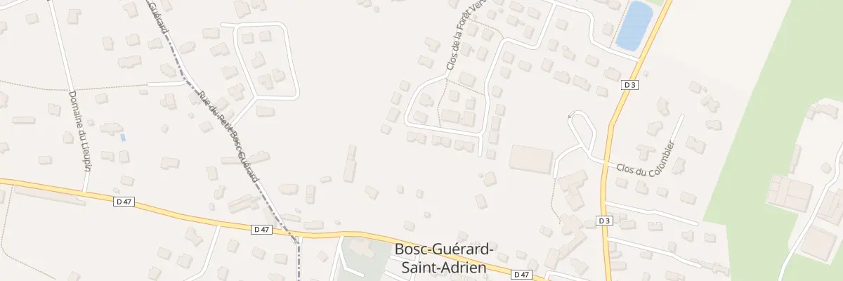 Plan du 34B Clos de la Foret Verte à Bosc-Guérard-Saint-Adrien